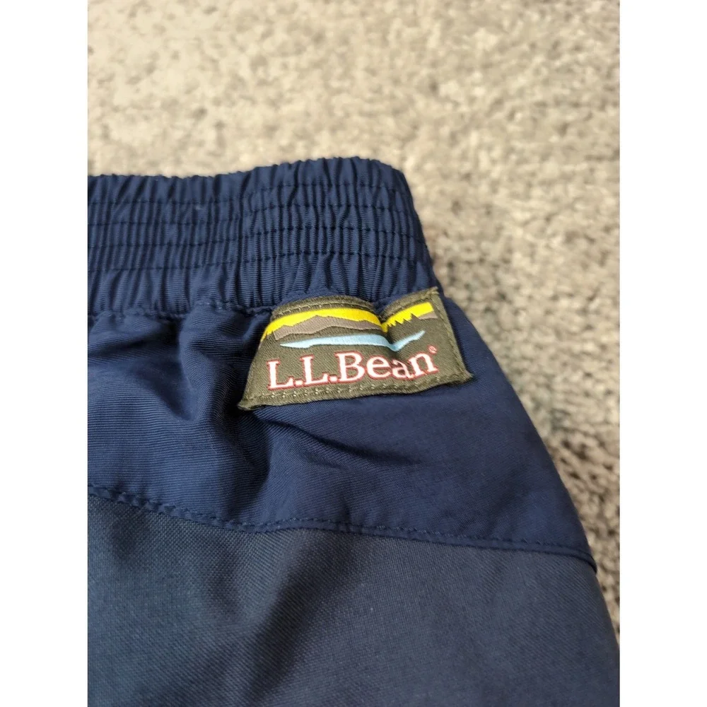 LLBean Kids Youth Ski Snow‎ Pants Insulated Waterproof Size L14-16 Navy Blue